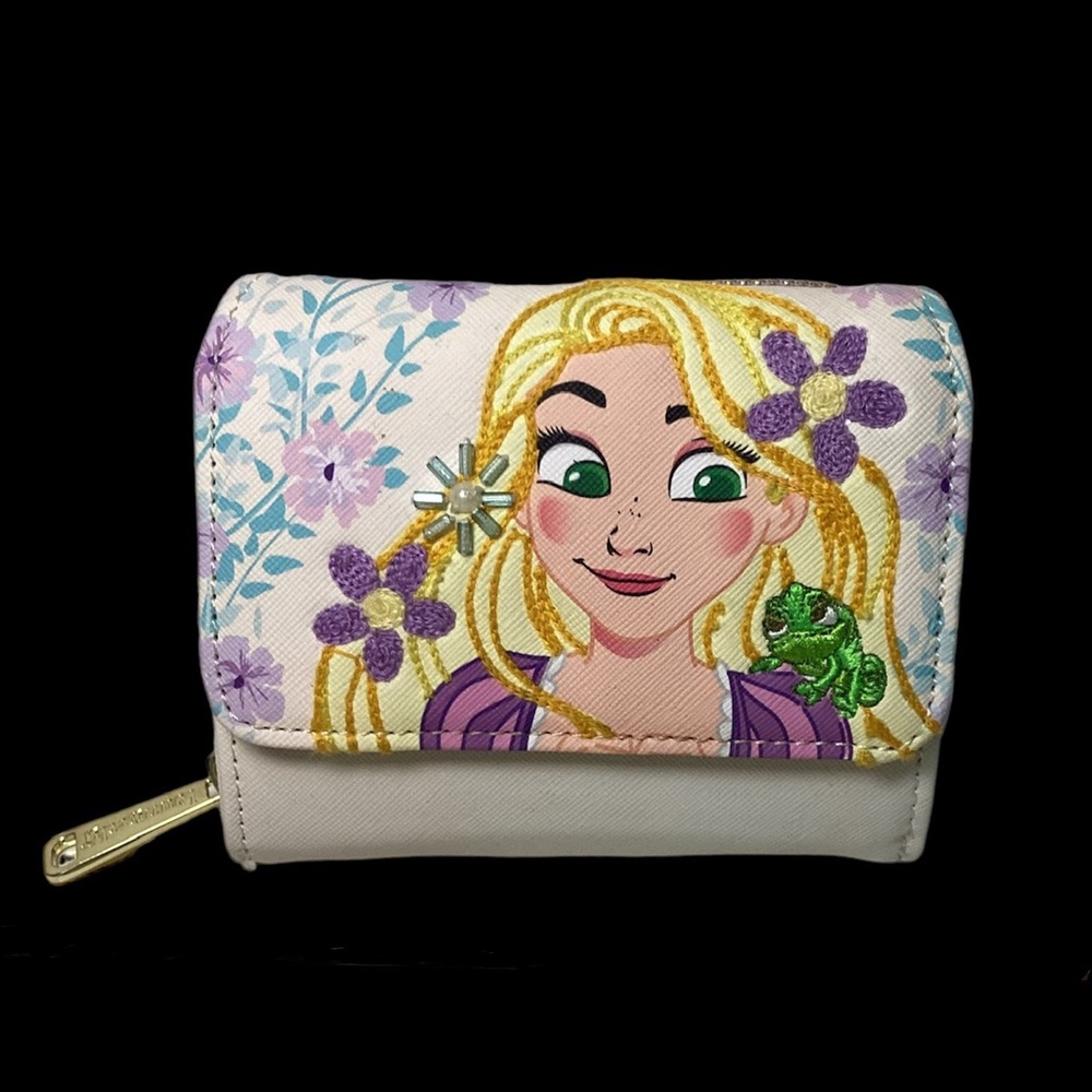LOUNGEFLY X DISNEY Rapunzel Tangled Trifold Wallet